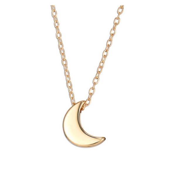 Moon Choker Necklace (Gold) - Picture 6 of 7